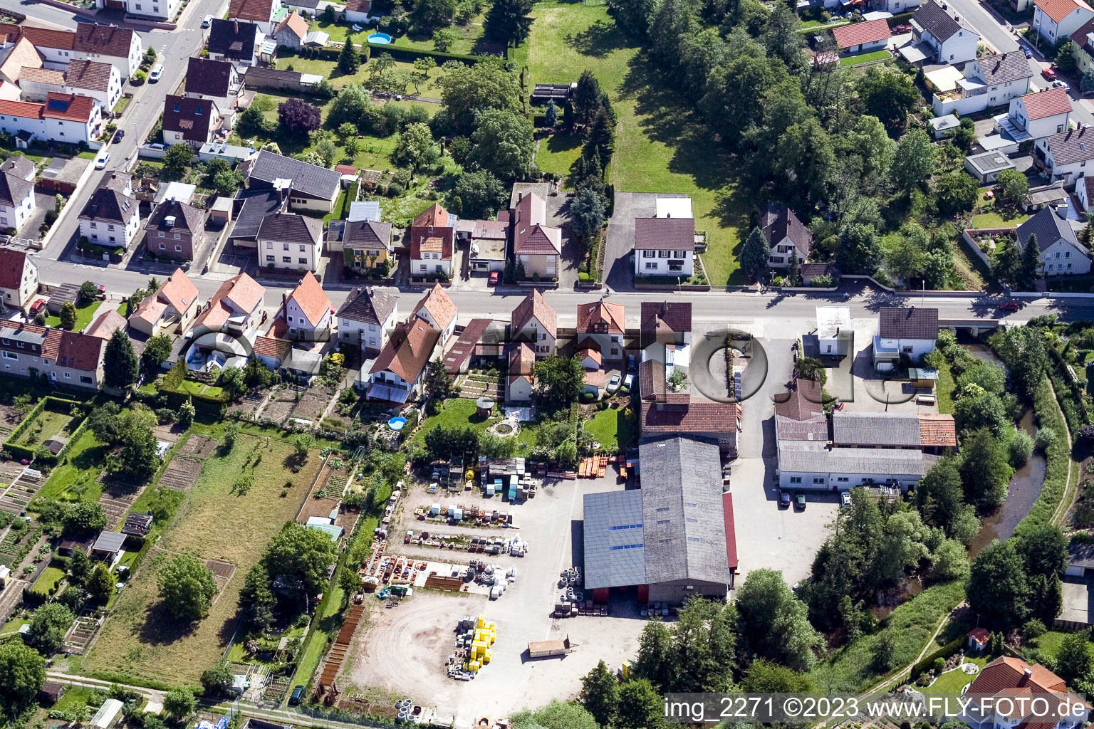 At the upper pond in the district Herxheim in Herxheim bei Landau/Pfalz in the state Rhineland-Palatinate, Germany