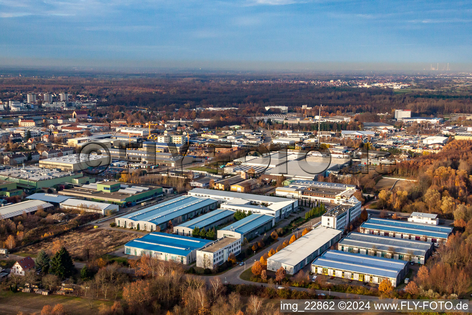 Business park Rastatt Lochfeldstr in the district Rauental in Rastatt in the state Baden-Wuerttemberg, Germany