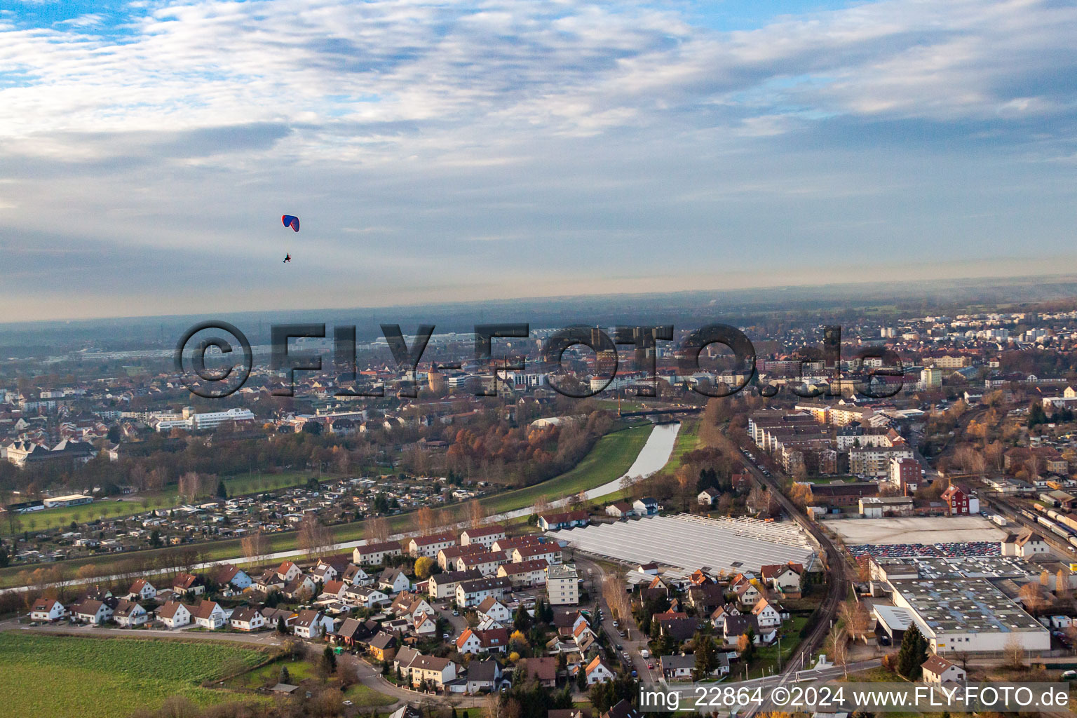 In the leg in Rastatt in the state Baden-Wuerttemberg, Germany