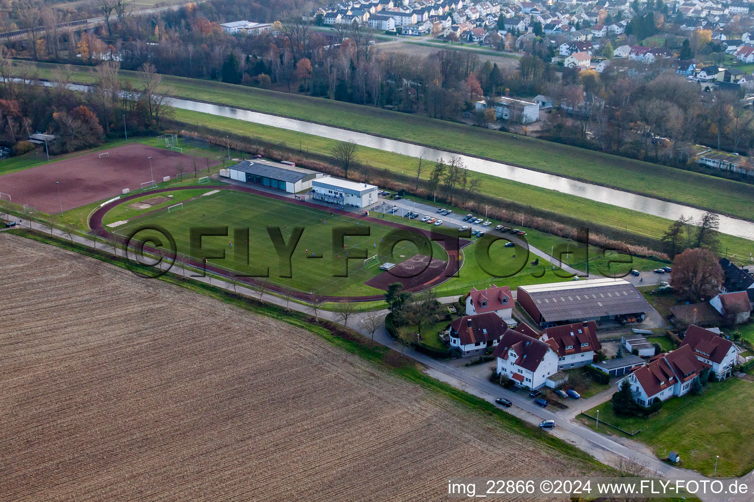 SV Niederbühl Donau and Ali's Gasthaus Engel in the district Niederbühl in Rastatt in the state Baden-Wuerttemberg, Germany