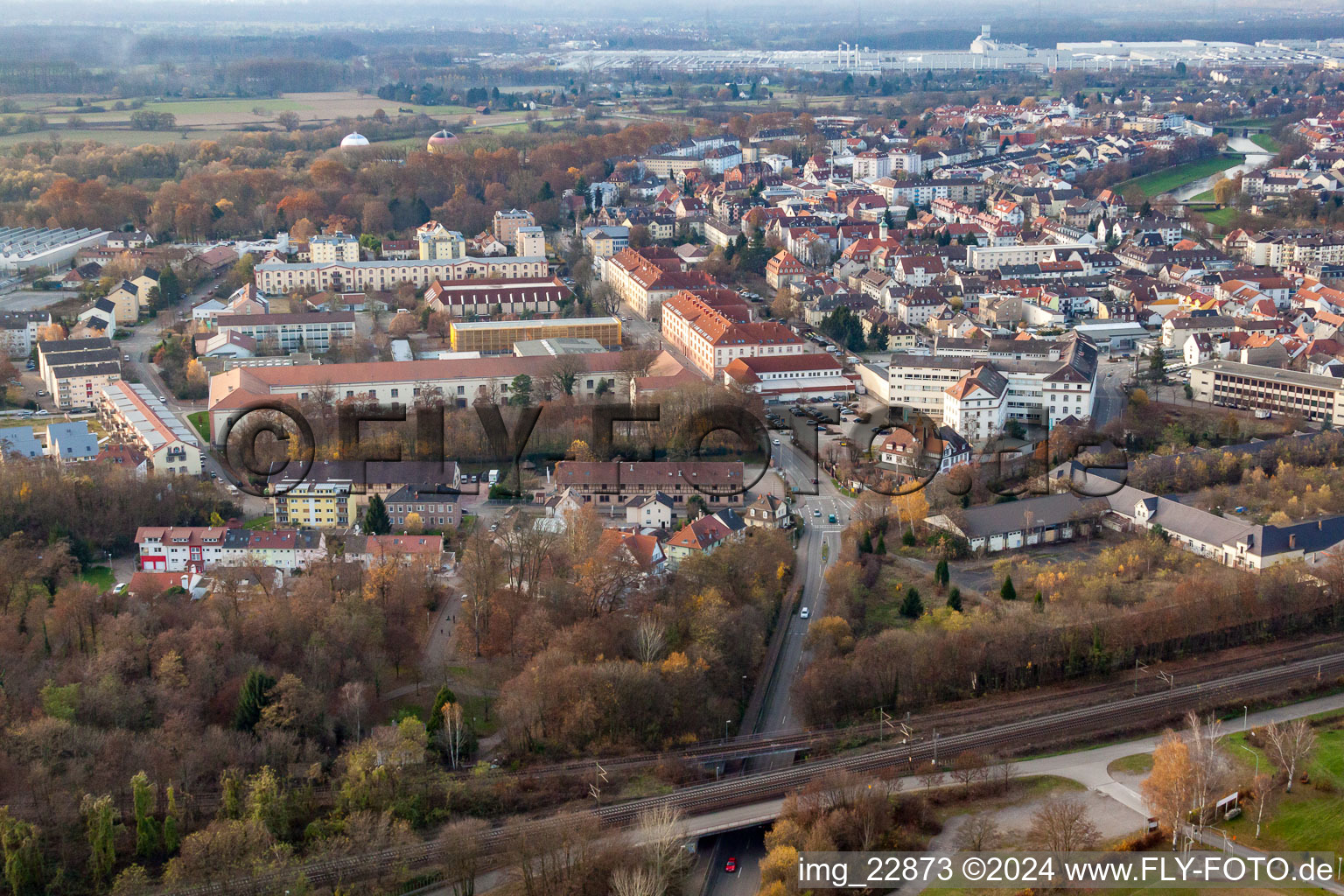 Lützowerstr in Rastatt in the state Baden-Wuerttemberg, Germany