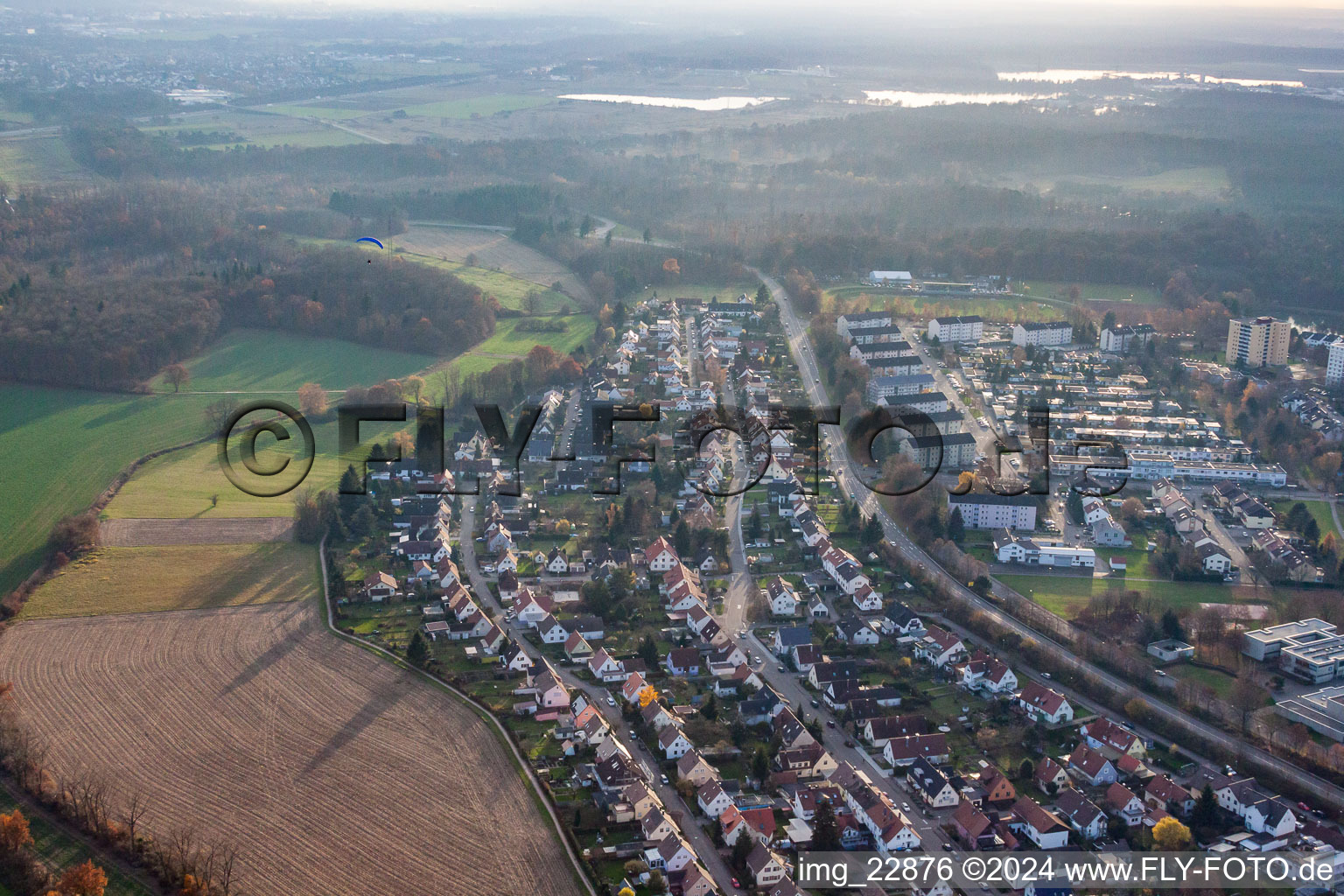 Münchfeldstr in Rastatt in the state Baden-Wuerttemberg, Germany