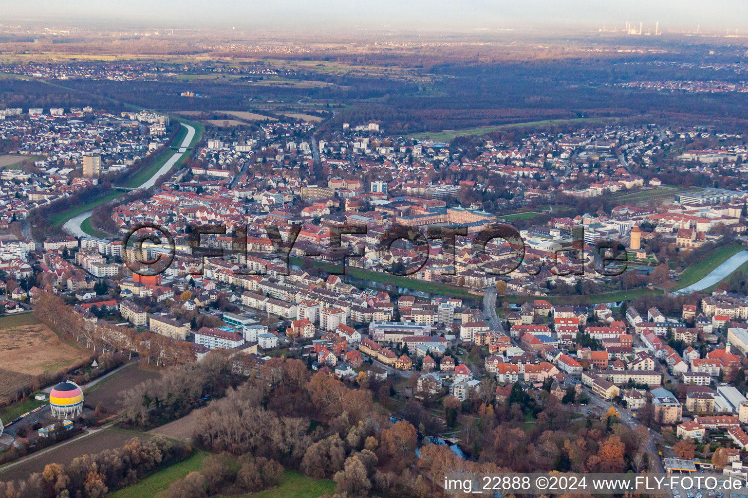 Leopoldring in Rastatt in the state Baden-Wuerttemberg, Germany