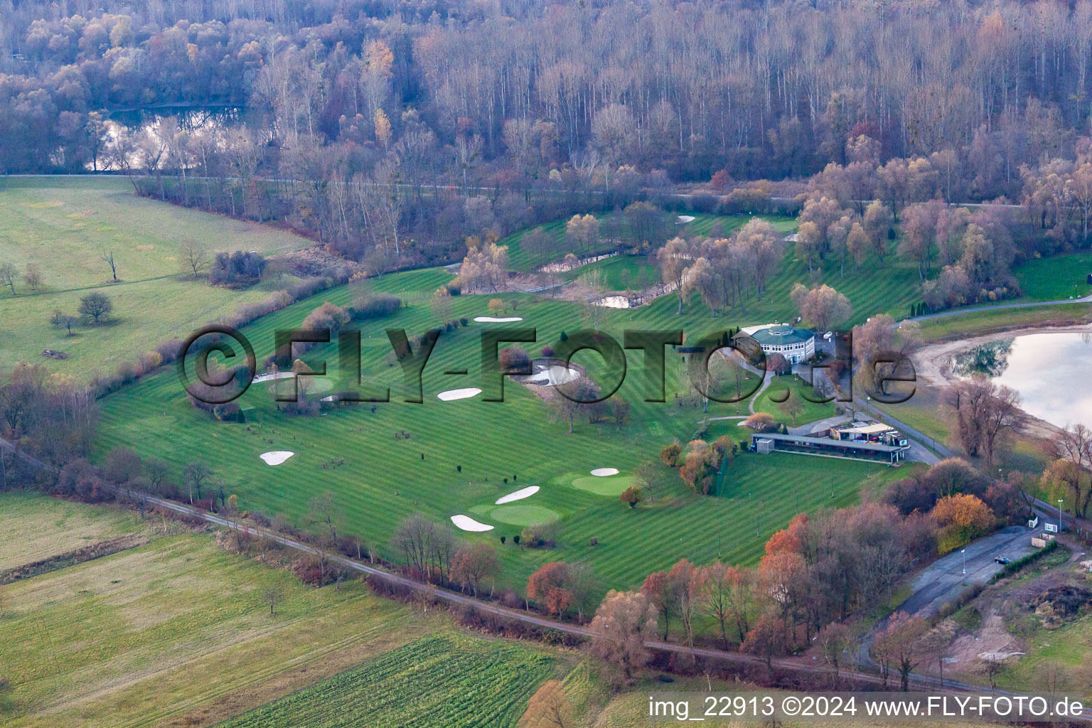 Golf Club Altrhein eV in the district Ottersdorf in Rastatt in the state Baden-Wuerttemberg, Germany