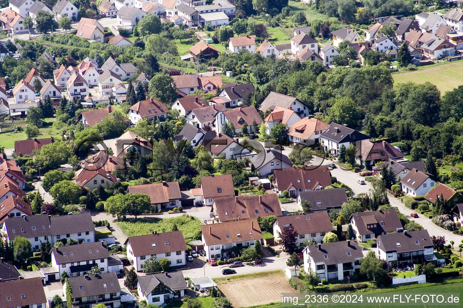 Guttenbergstr in Kandel in the state Rhineland-Palatinate, Germany