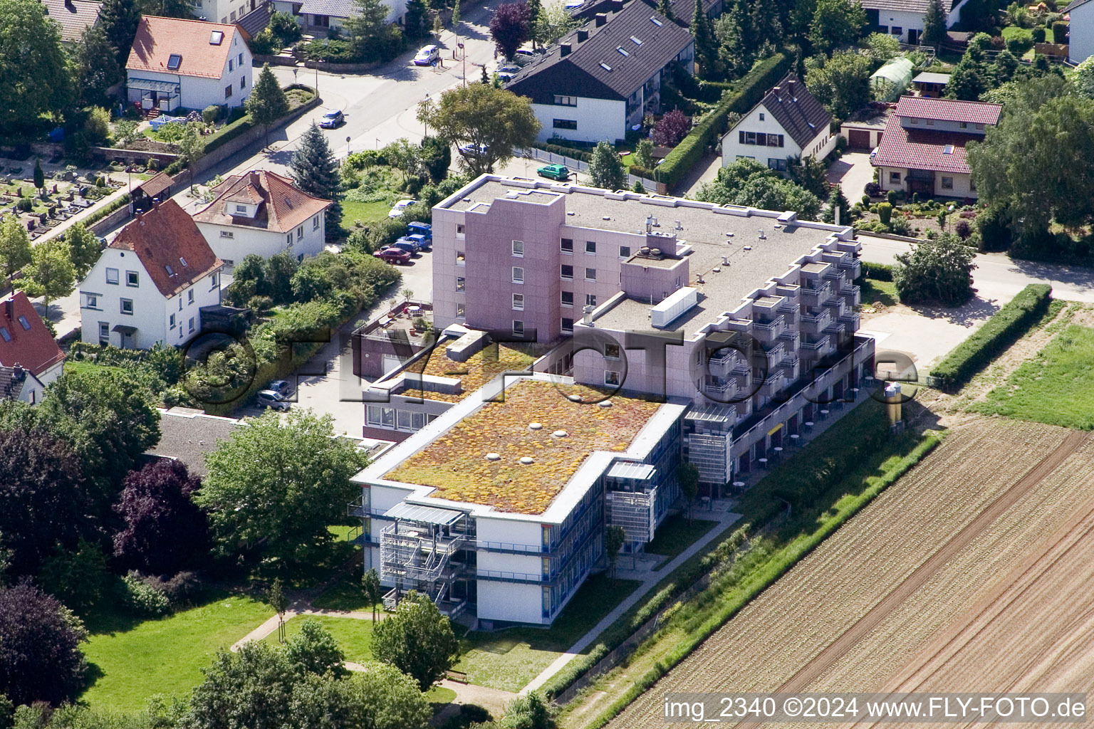 Building the retirement home Willi-Hussong-Haus in Kandel in the state Rhineland-Palatinate