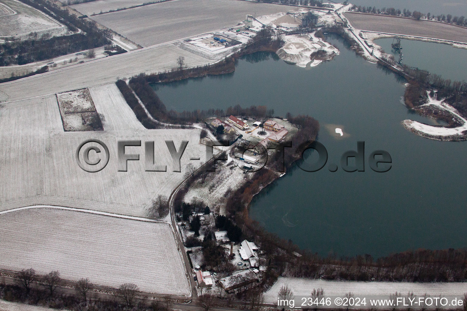 Aerial view of Deutschhof, Am Deutschewühl in Speyer in the state Rhineland-Palatinate, Germany