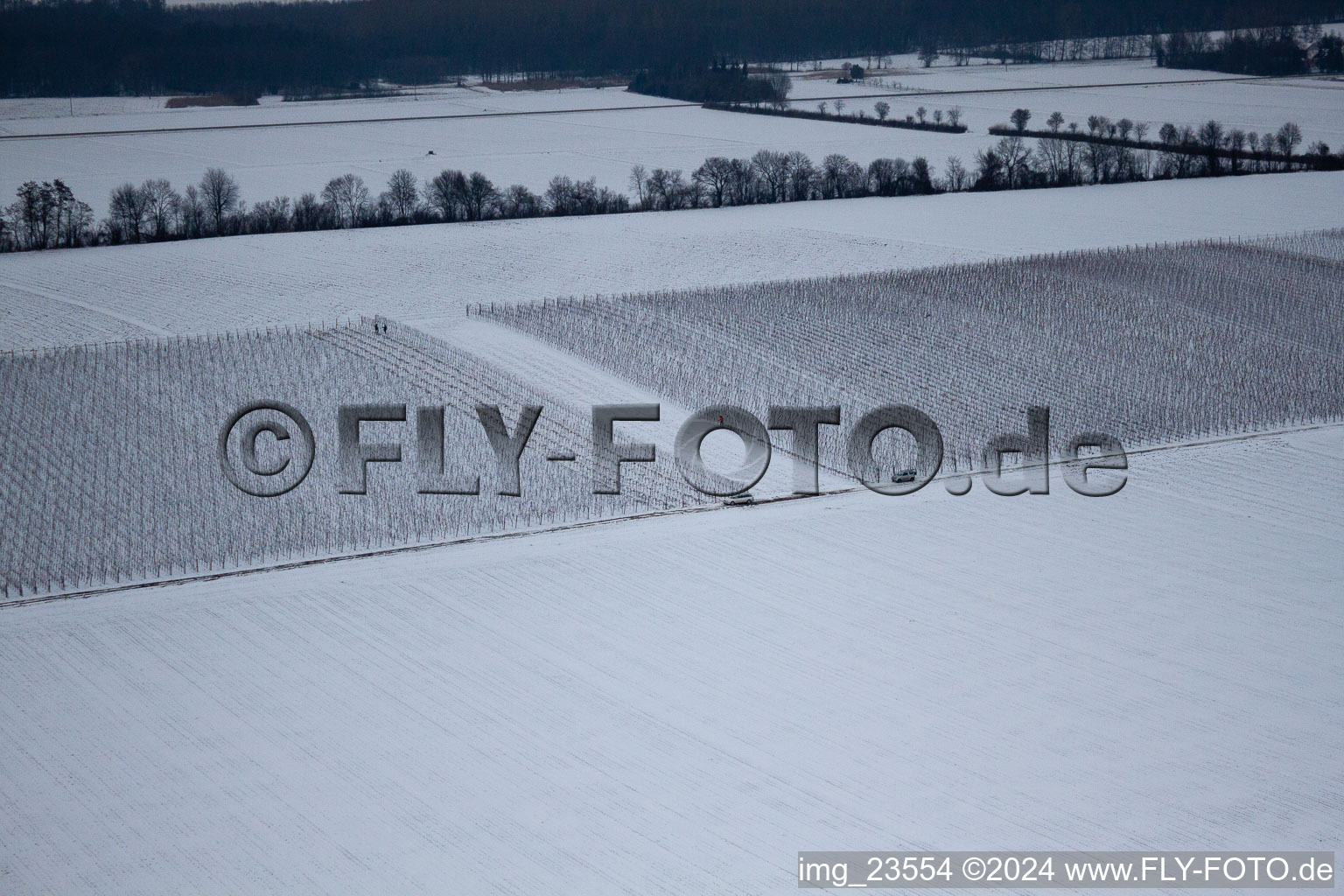 Drone recording of Wind turbines in Minfeld in the state Rhineland-Palatinate, Germany