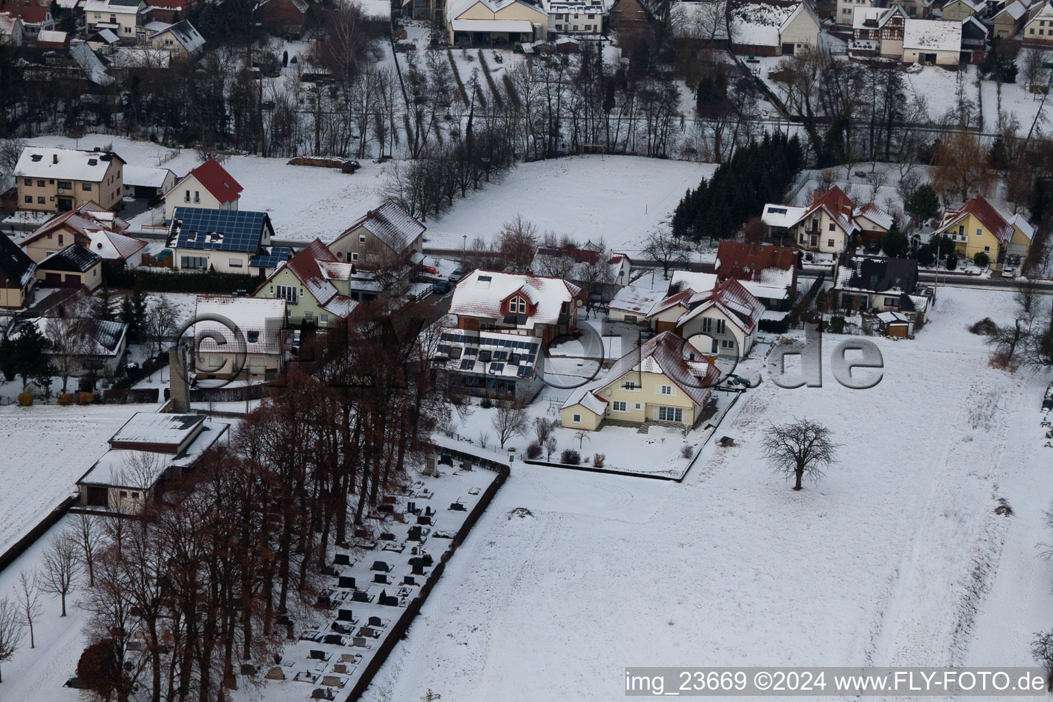 Dierbach in the state Rhineland-Palatinate, Germany out of the air