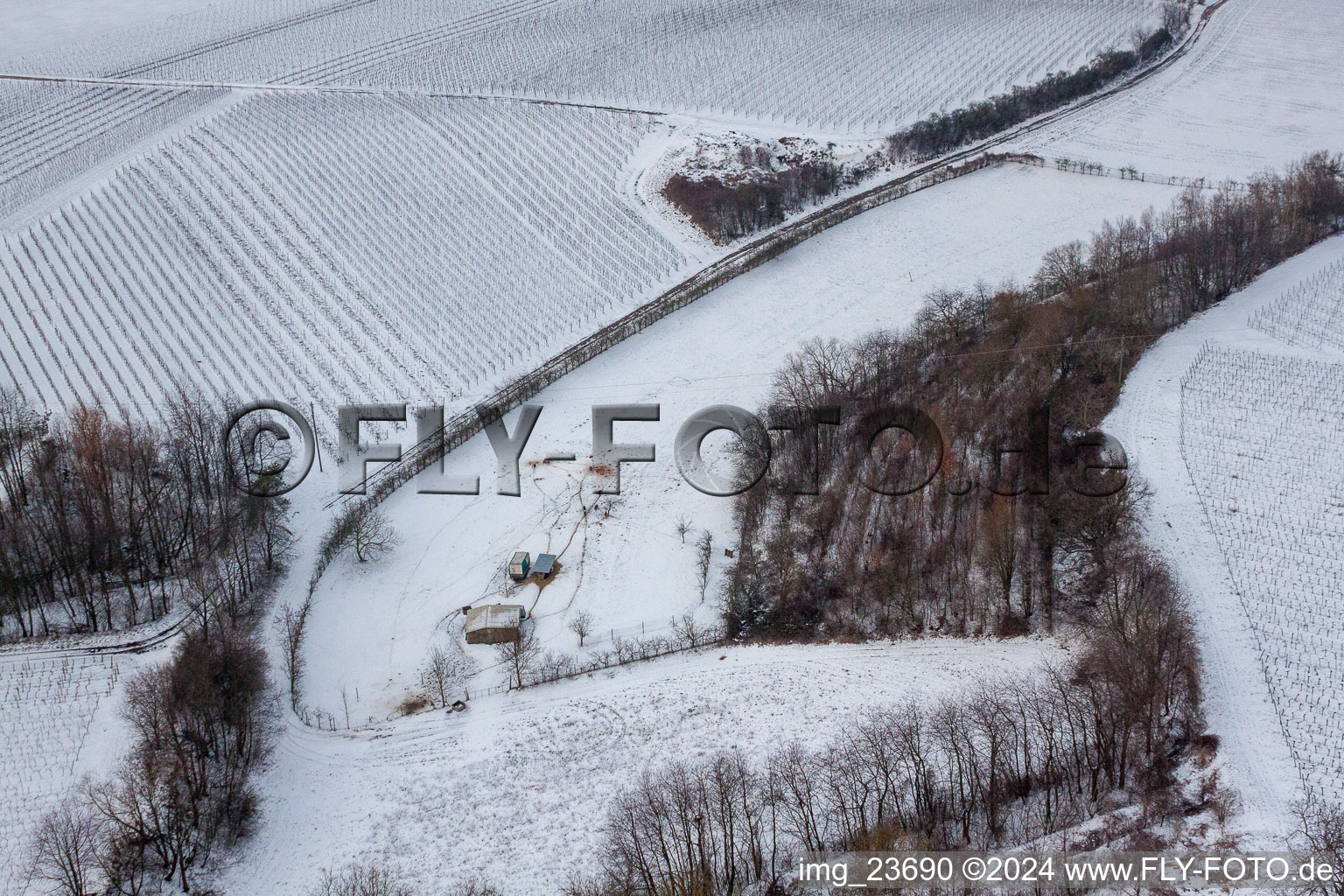 Barbelroth in the state Rhineland-Palatinate, Germany out of the air