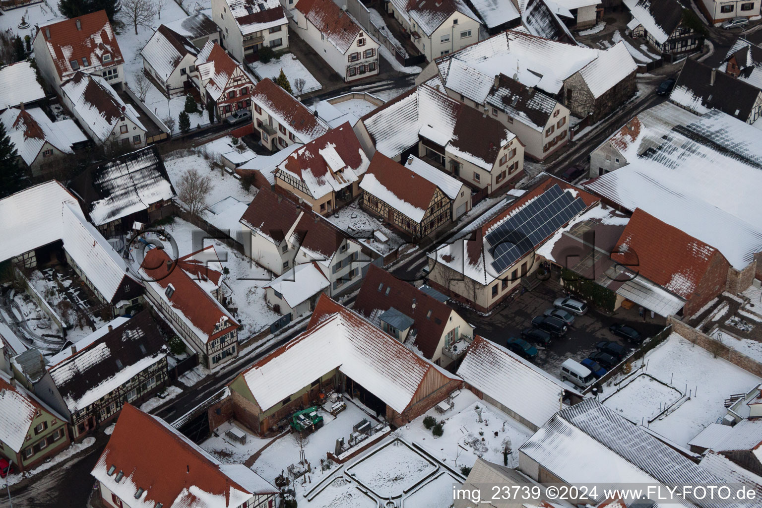 Drone image of Winden in the state Rhineland-Palatinate, Germany