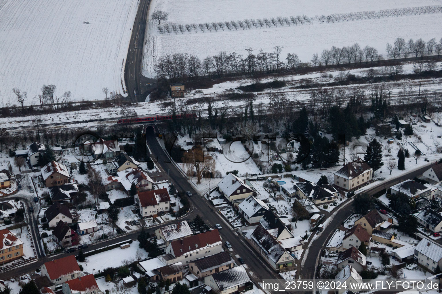 Winden in the state Rhineland-Palatinate, Germany from the drone perspective