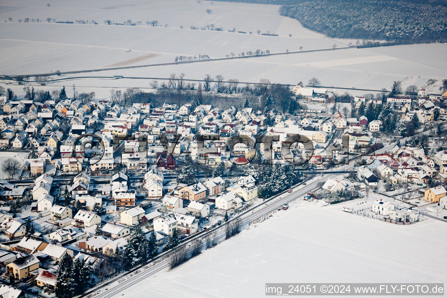 Rheinzabern in the state Rhineland-Palatinate, Germany out of the air