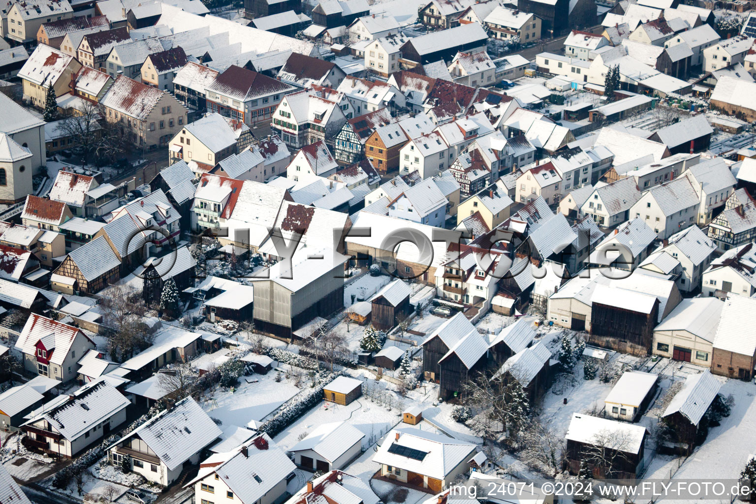 Aerial photograpy of Hatzenbühl in the state Rhineland-Palatinate, Germany