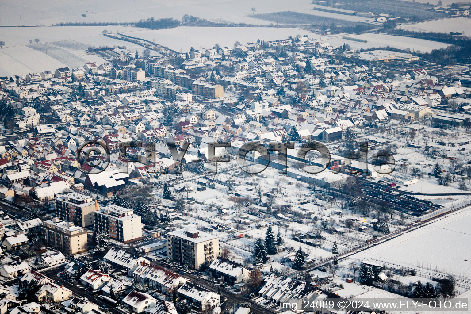 East from Southwest in Kandel in the state Rhineland-Palatinate, Germany