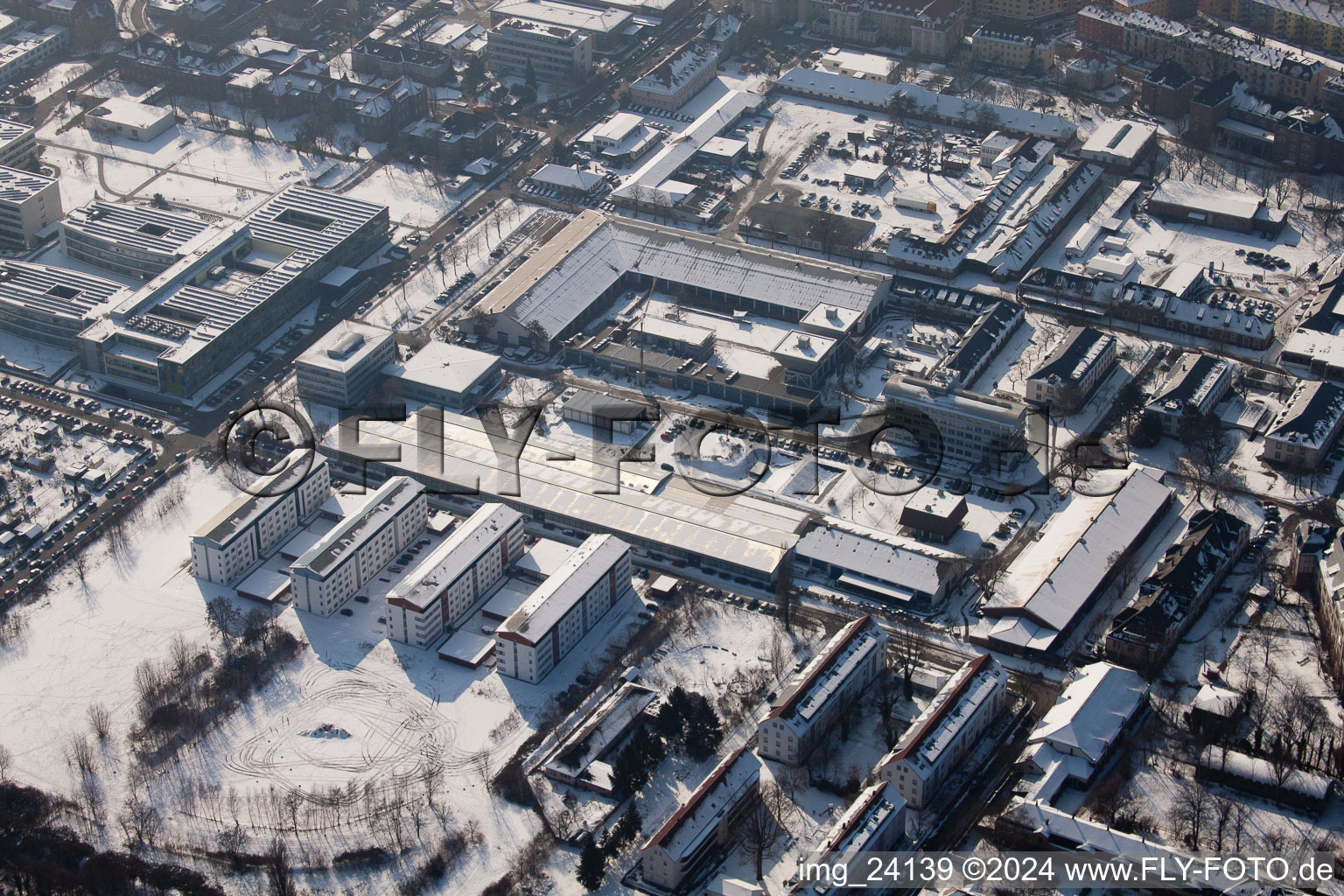 NW City in the district Nordweststadt in Karlsruhe in the state Baden-Wuerttemberg, Germany