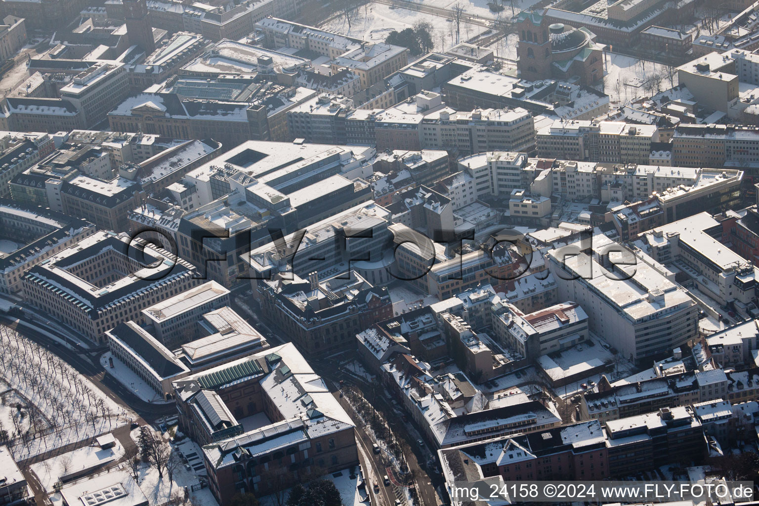 Kaiserstr in the district Innenstadt-West in Karlsruhe in the state Baden-Wuerttemberg, Germany