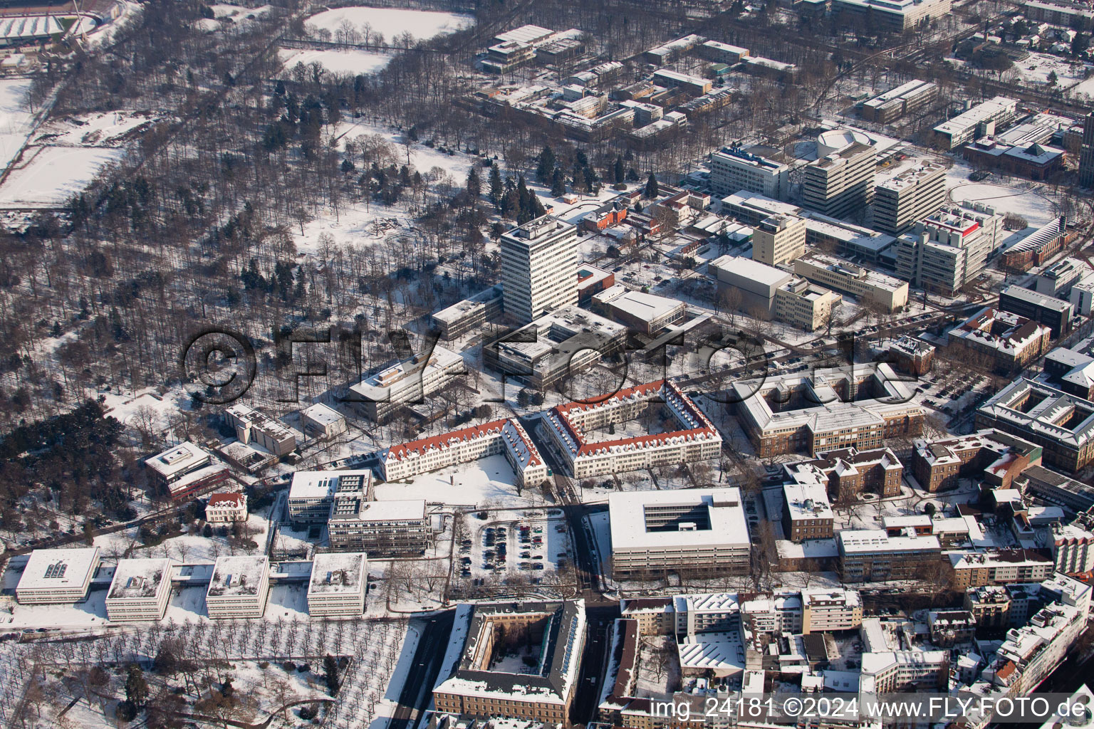 KIT, Campus TH in the district Innenstadt-Ost in Karlsruhe in the state Baden-Wuerttemberg, Germany