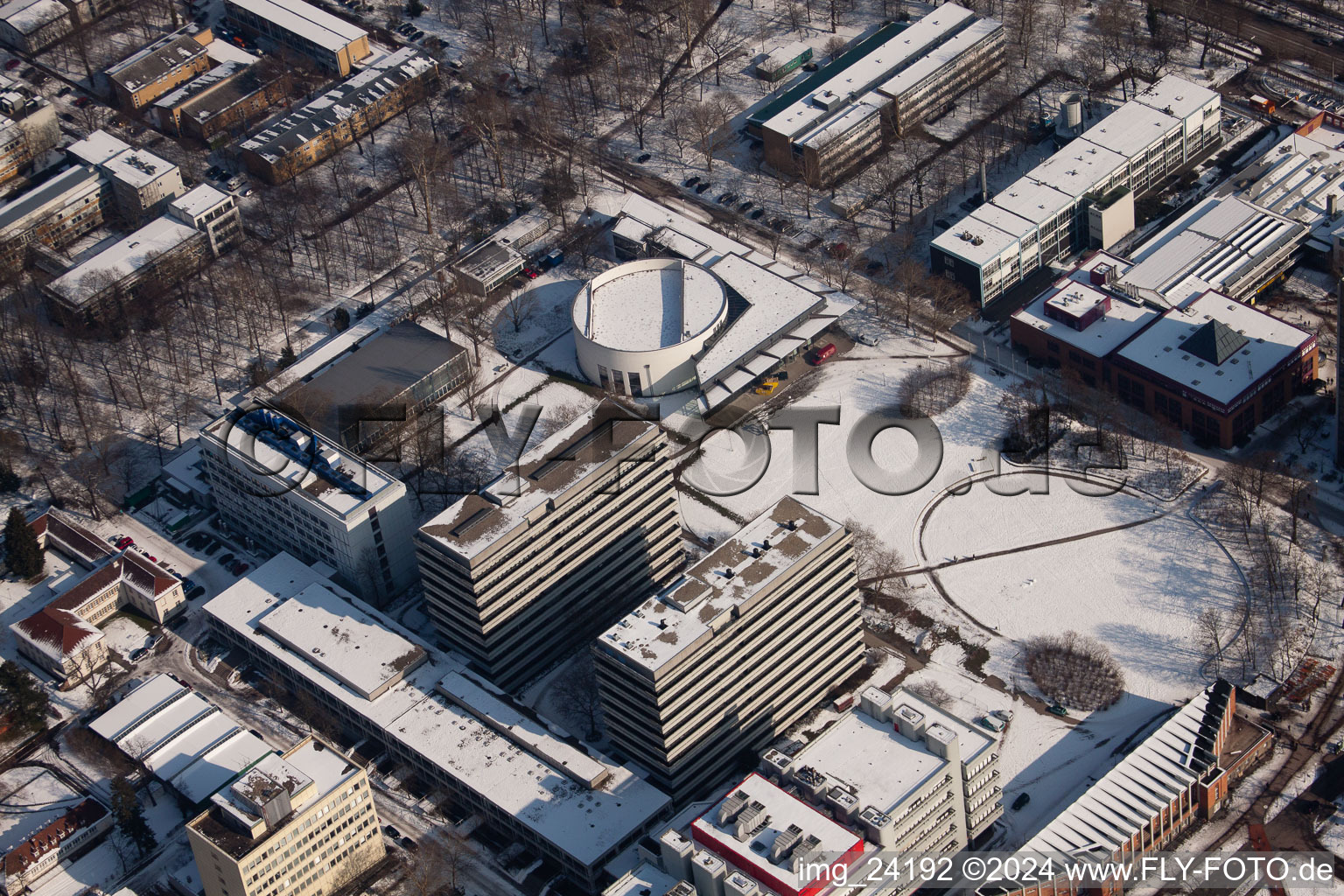 Karlsruhe Institute of Technology (TH) Right cafeteria below Altest Stadium in the district Innenstadt-Ost in Karlsruhe in the state Baden-Wuerttemberg, Germany