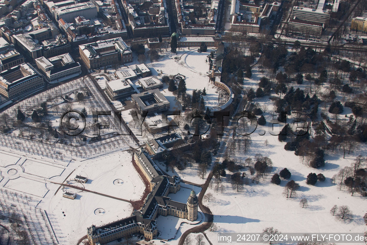 Federal Constitutional Court in the district Innenstadt-West in Karlsruhe in the state Baden-Wuerttemberg, Germany