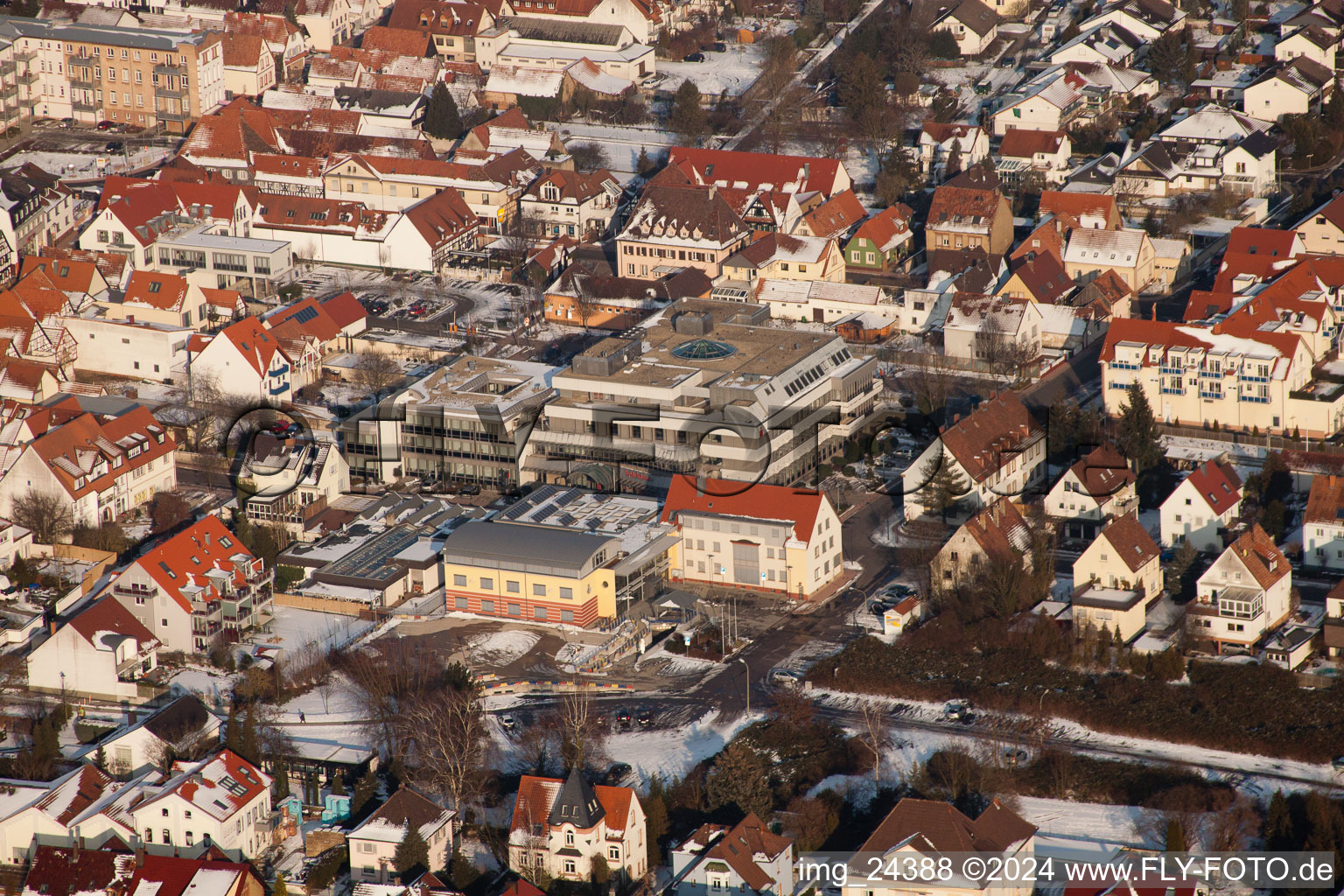 VG administration, savings bank in Kandel in the state Rhineland-Palatinate, Germany