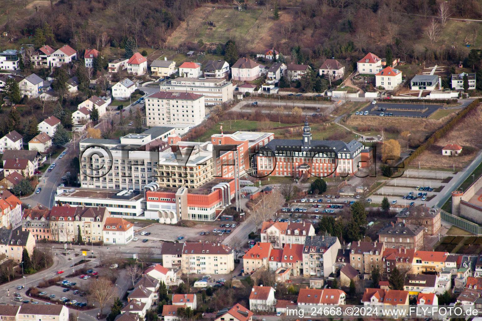 Prince Stirum Clinic in Bruchsal in the state Baden-Wuerttemberg, Germany