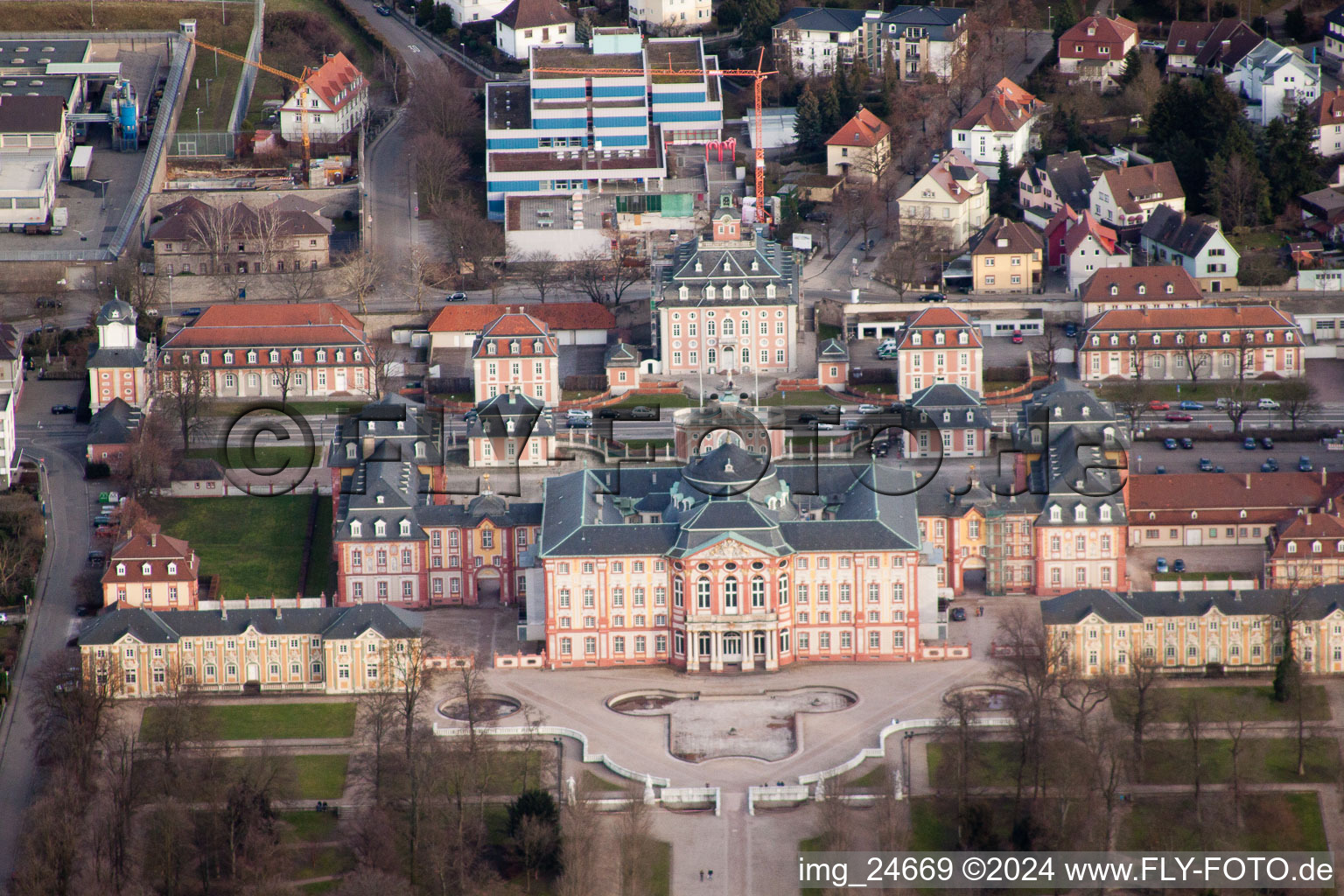 Lock in Bruchsal in the state Baden-Wuerttemberg, Germany