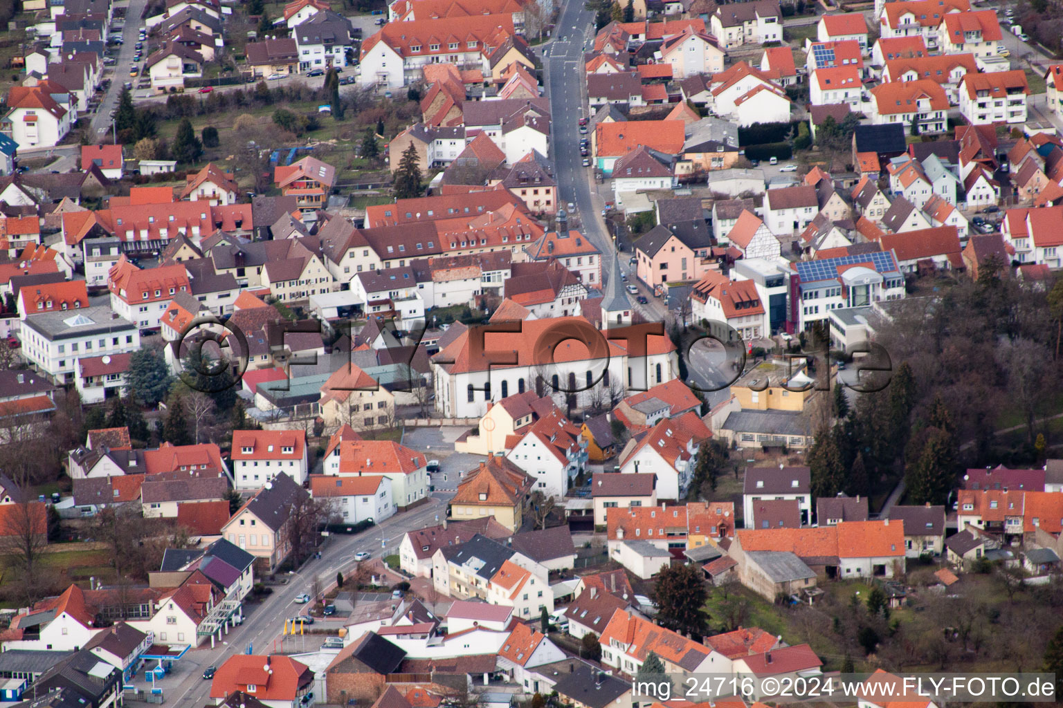 Saint Vitus in the district Bad Langenbrücken in Bad Schönborn in the state Baden-Wuerttemberg, Germany