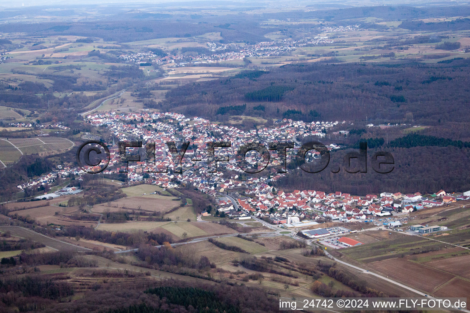 Mühlhausen in the state Baden-Wuerttemberg, Germany