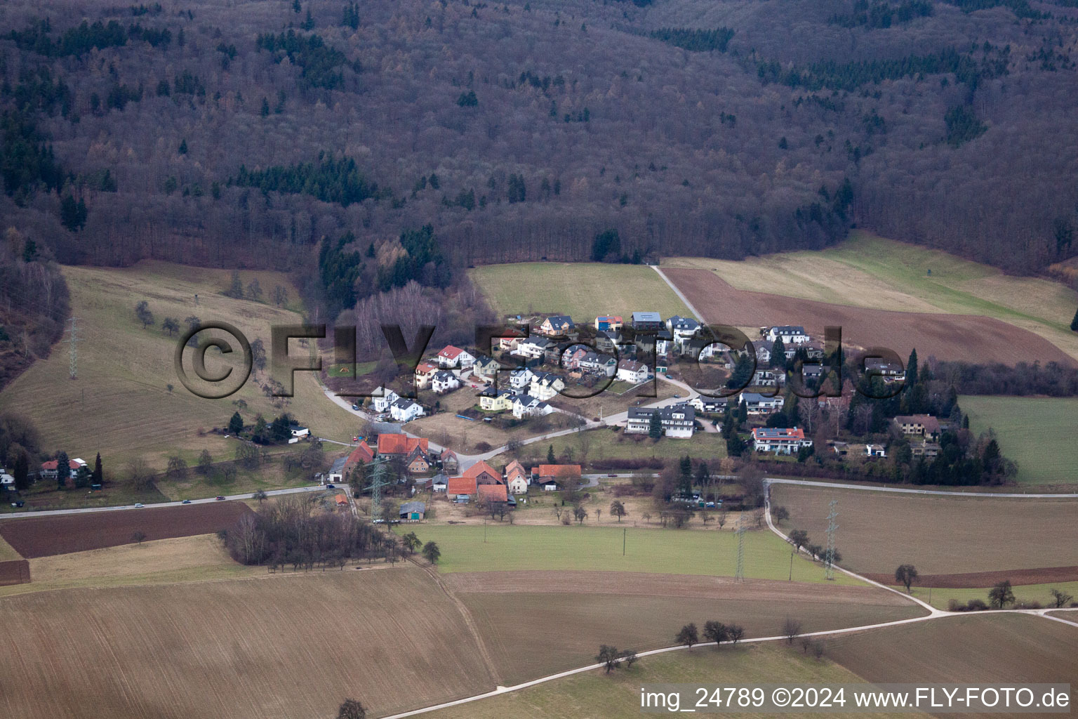 Gluing, Lingental in Lingental in the state Baden-Wuerttemberg, Germany