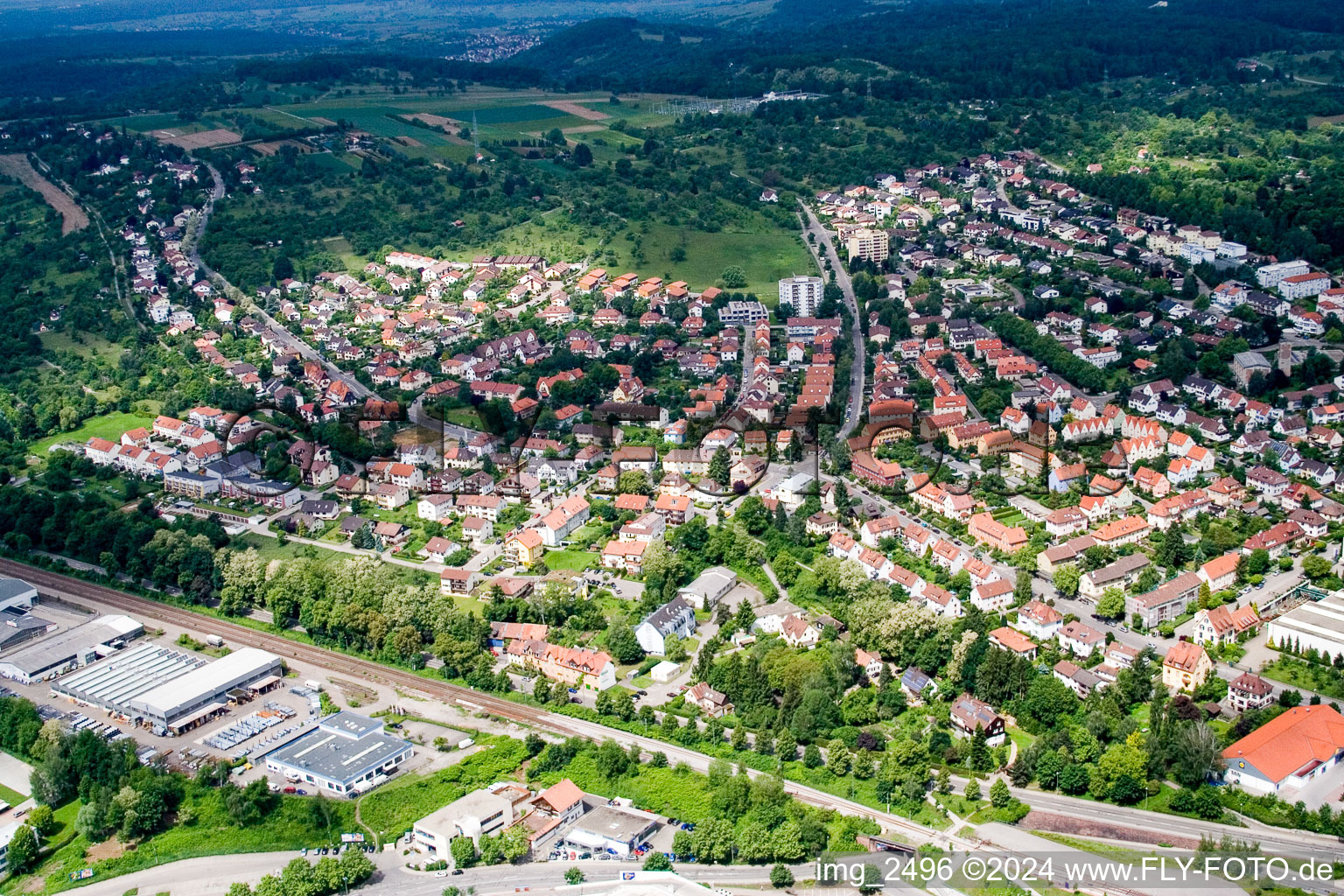 District Brötzingen in Pforzheim in the state Baden-Wuerttemberg, Germany