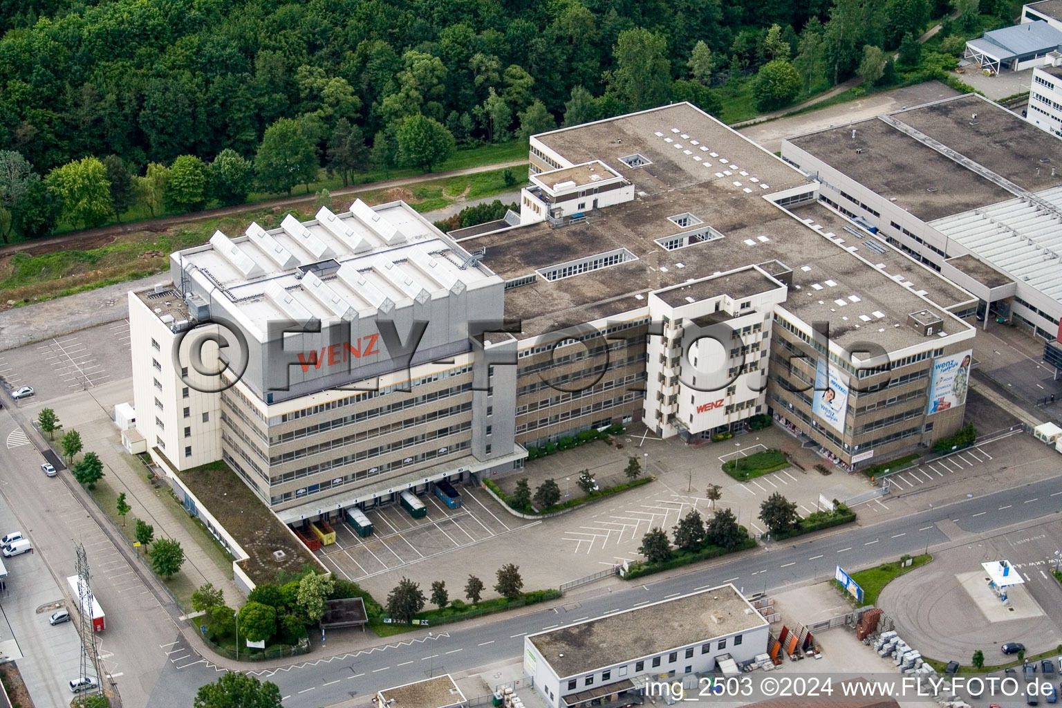 Office building Versandhaus Wenz in Pforzheim in the state Baden-Wurttemberg