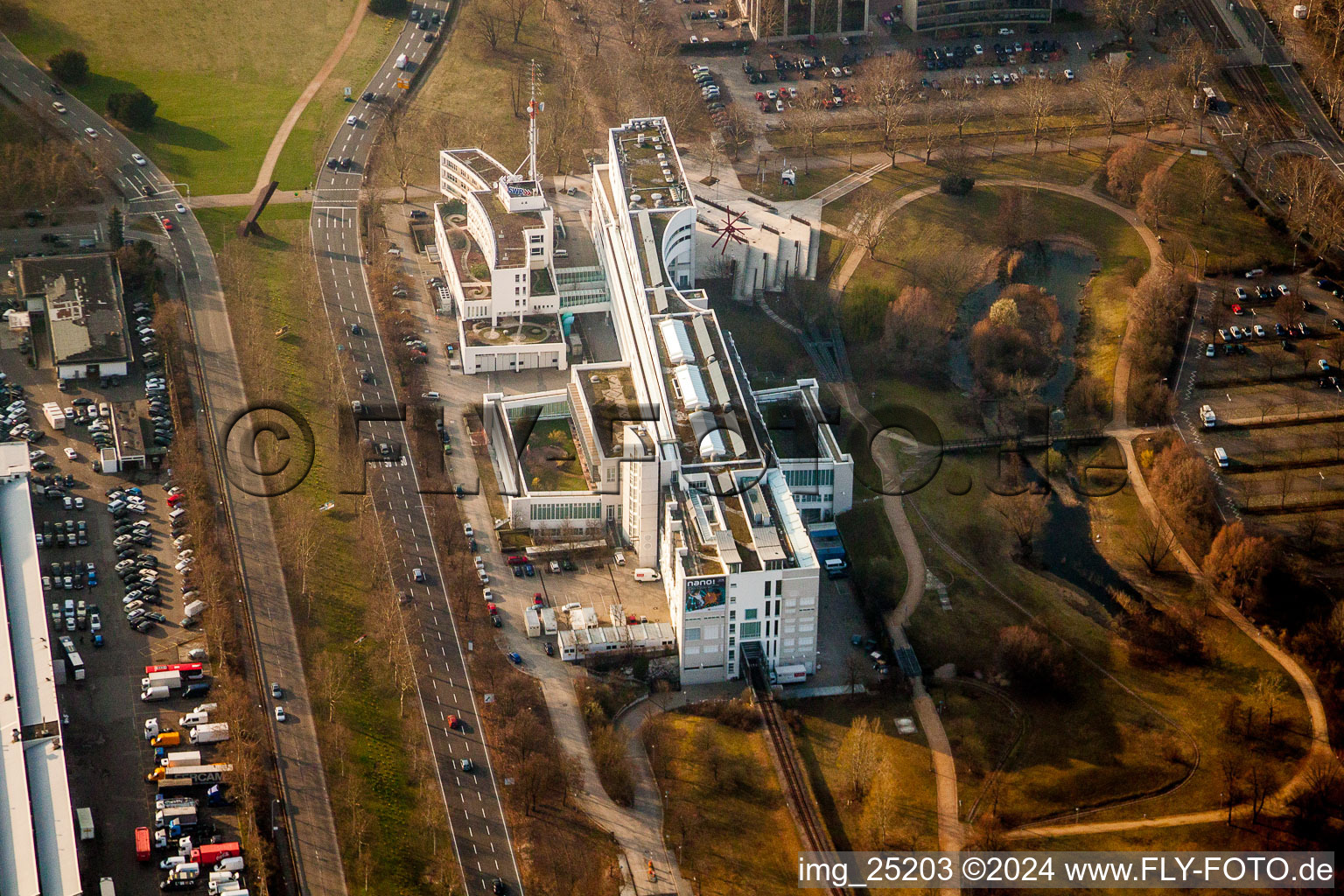 Museum building ensemble TECHNOSEUM in Mannheim in the state Baden-Wurttemberg, Germany