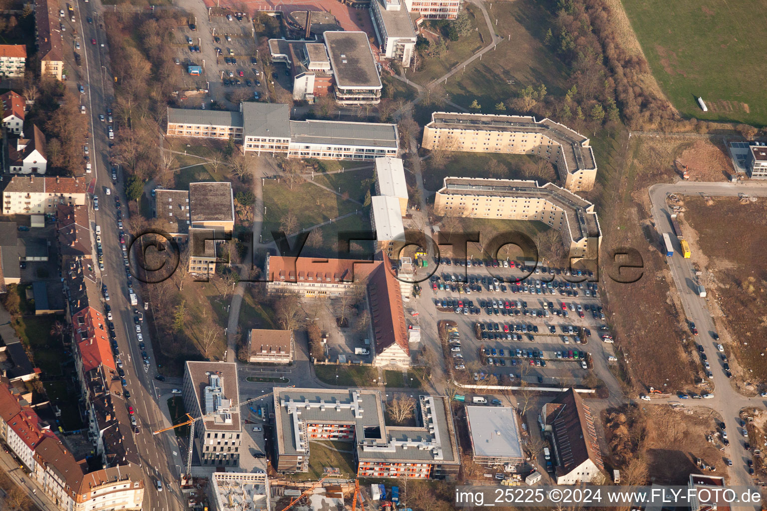 Federal University of Public Administration in the district Neuostheim in Mannheim in the state Baden-Wuerttemberg, Germany