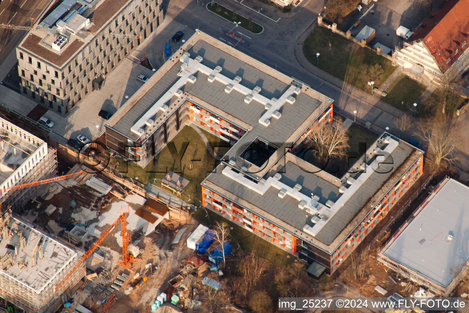 Eastsite Student Residence in the district Neuostheim in Mannheim in the state Baden-Wuerttemberg, Germany