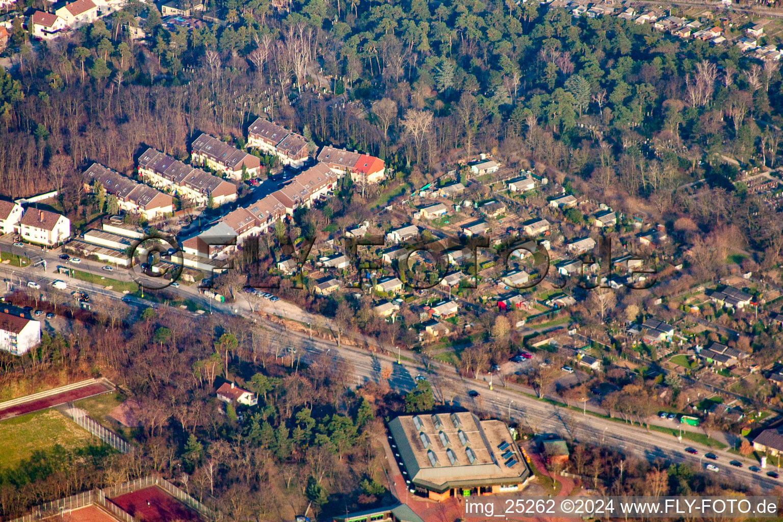 Pfingstberg, forest clearing in the district Rheinau in Mannheim in the state Baden-Wuerttemberg, Germany