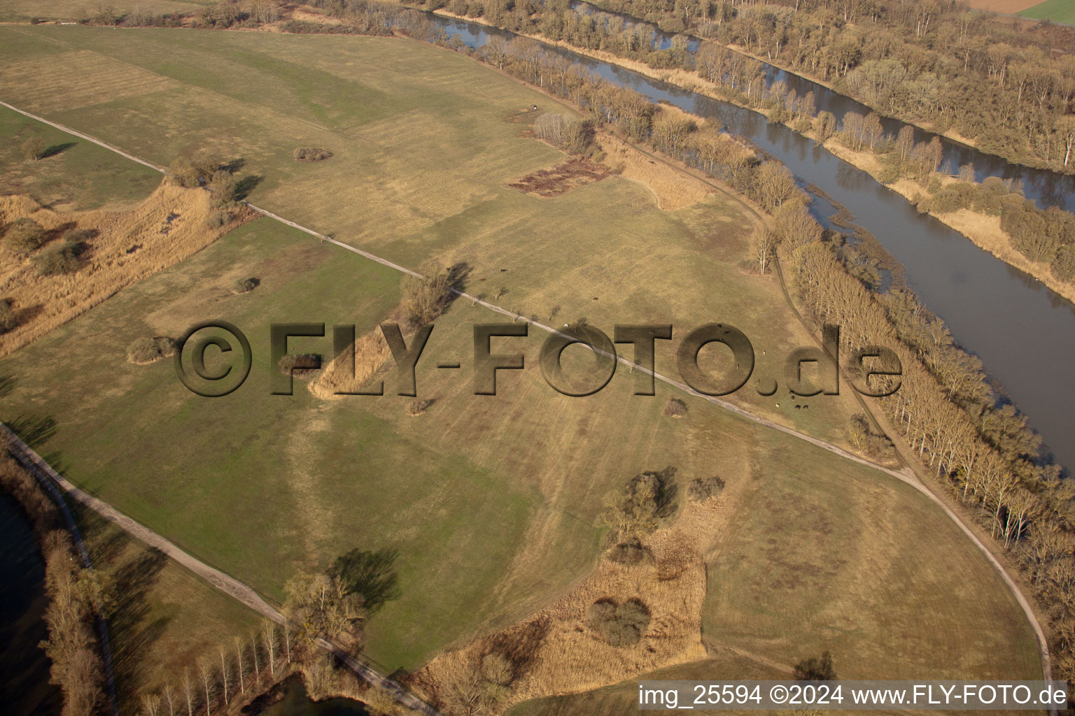 Drone image of Munchhausen in the state Bas-Rhin, France