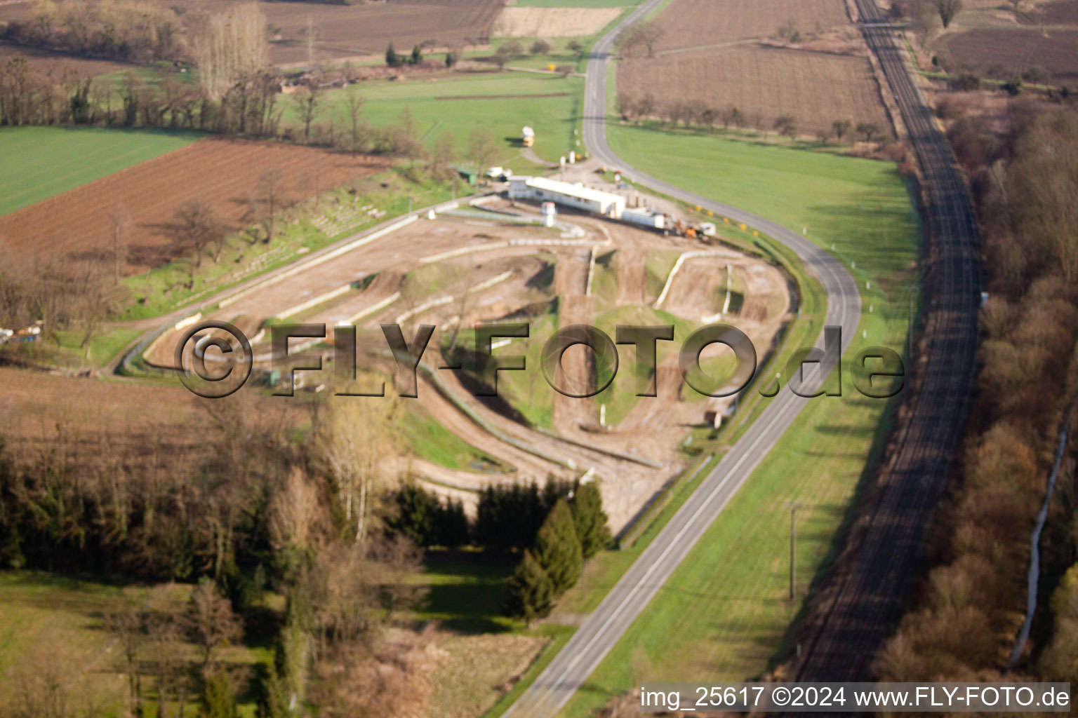 Mothern in the state Bas-Rhin, France from the drone perspective