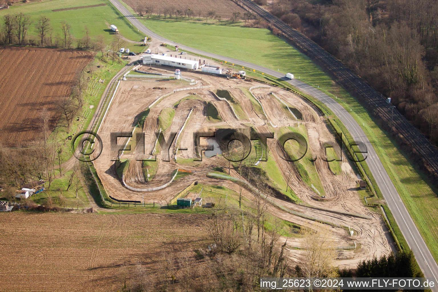 Mothern in the state Bas-Rhin, France from above