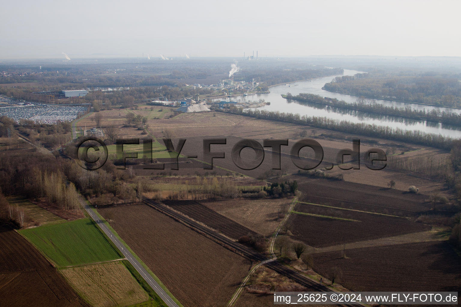 Mothern in the state Bas-Rhin, France out of the air