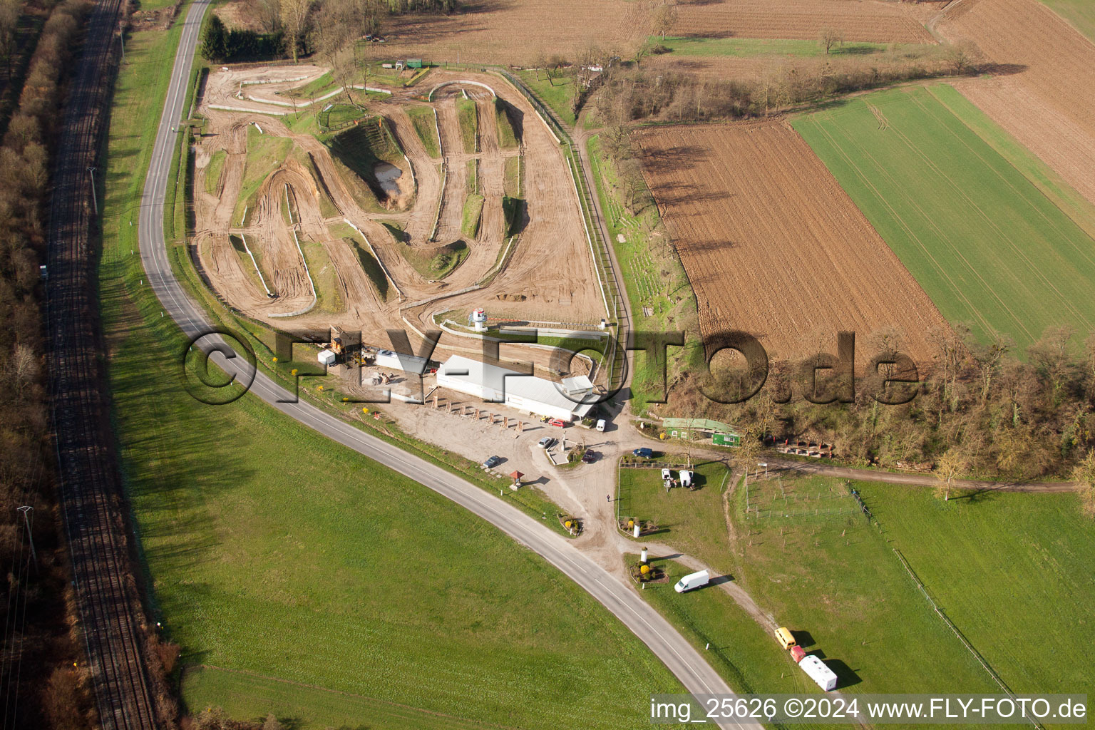 Mothern in the state Bas-Rhin, France seen from above