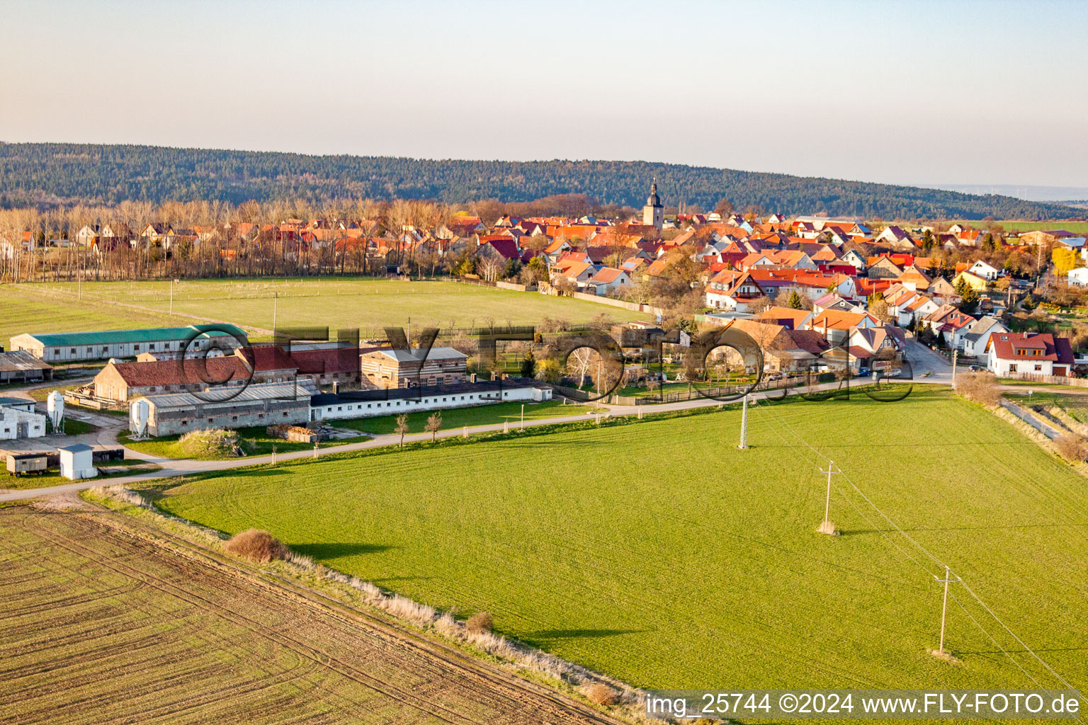 District Gossel in Geratal in the state Thuringia, Germany