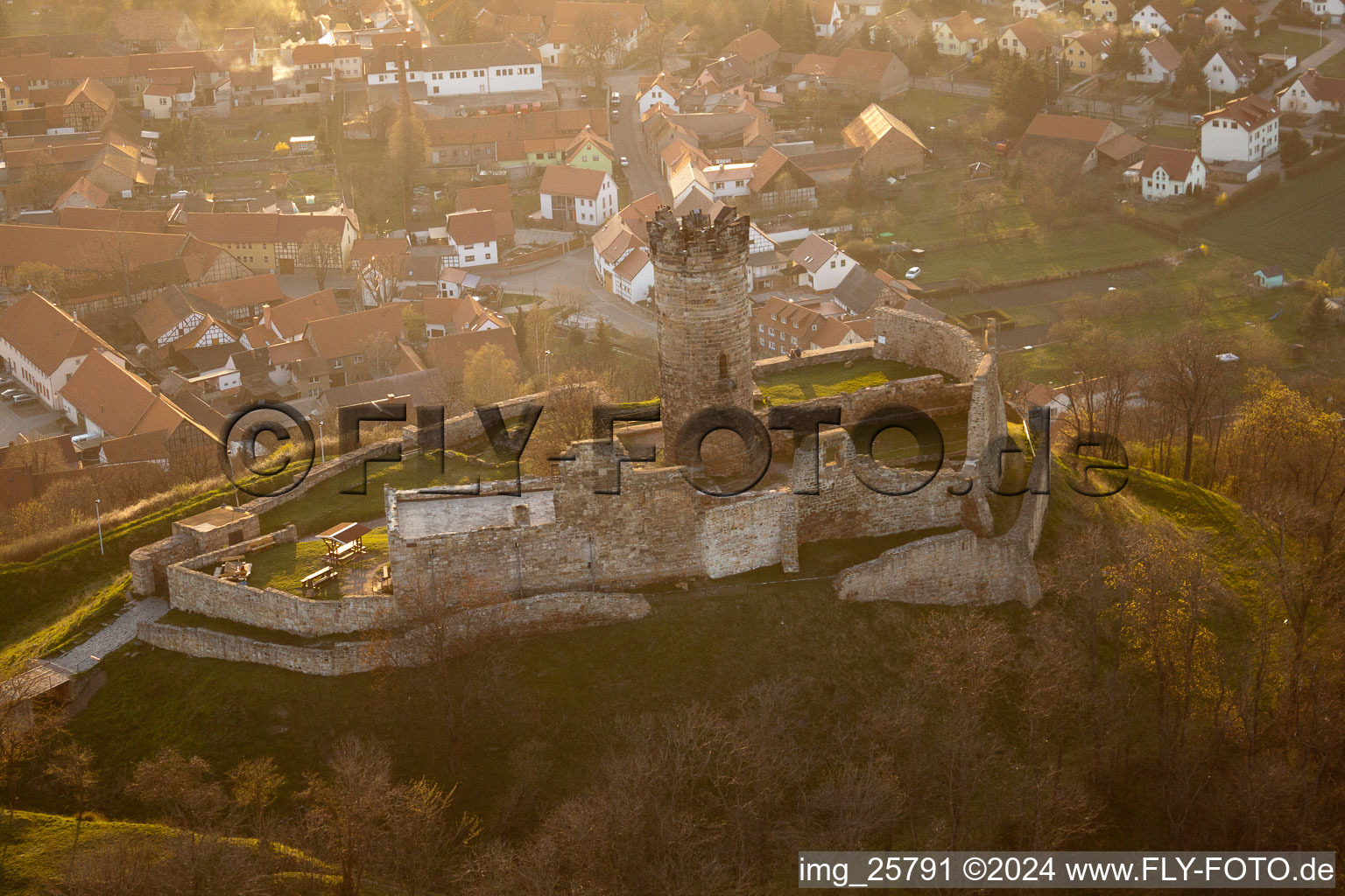 Mühlburg in the district Mühlberg in Drei Gleichen in the state Thuringia, Germany