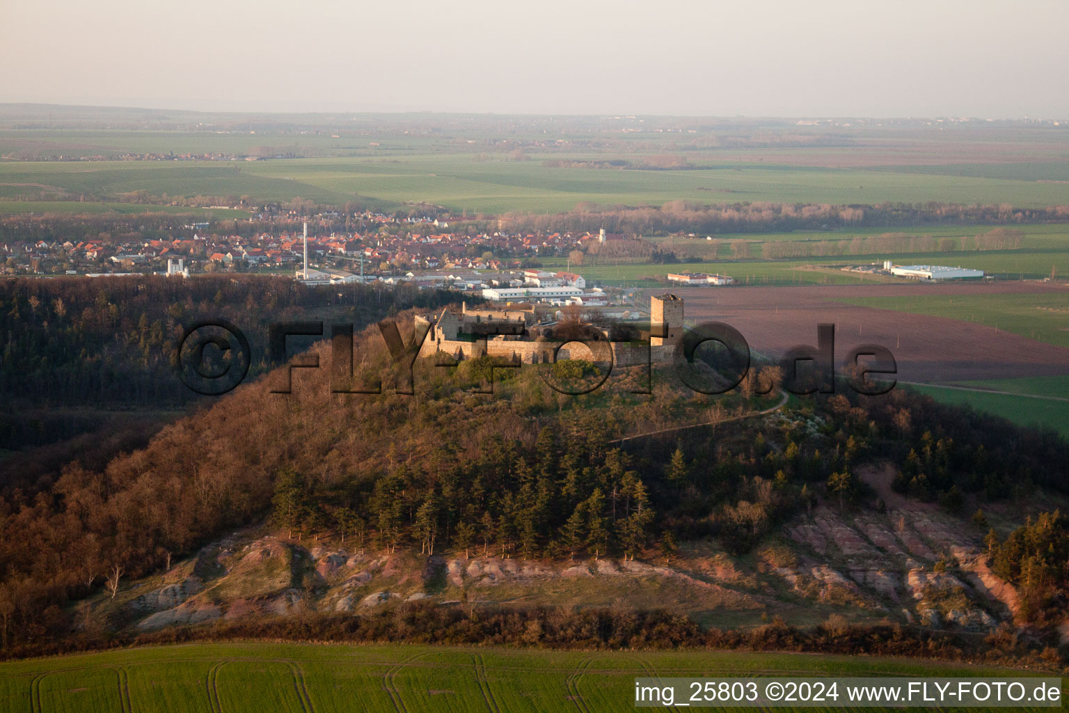 Gleichen Castle in Ringhofen in the state Thuringia, Germany