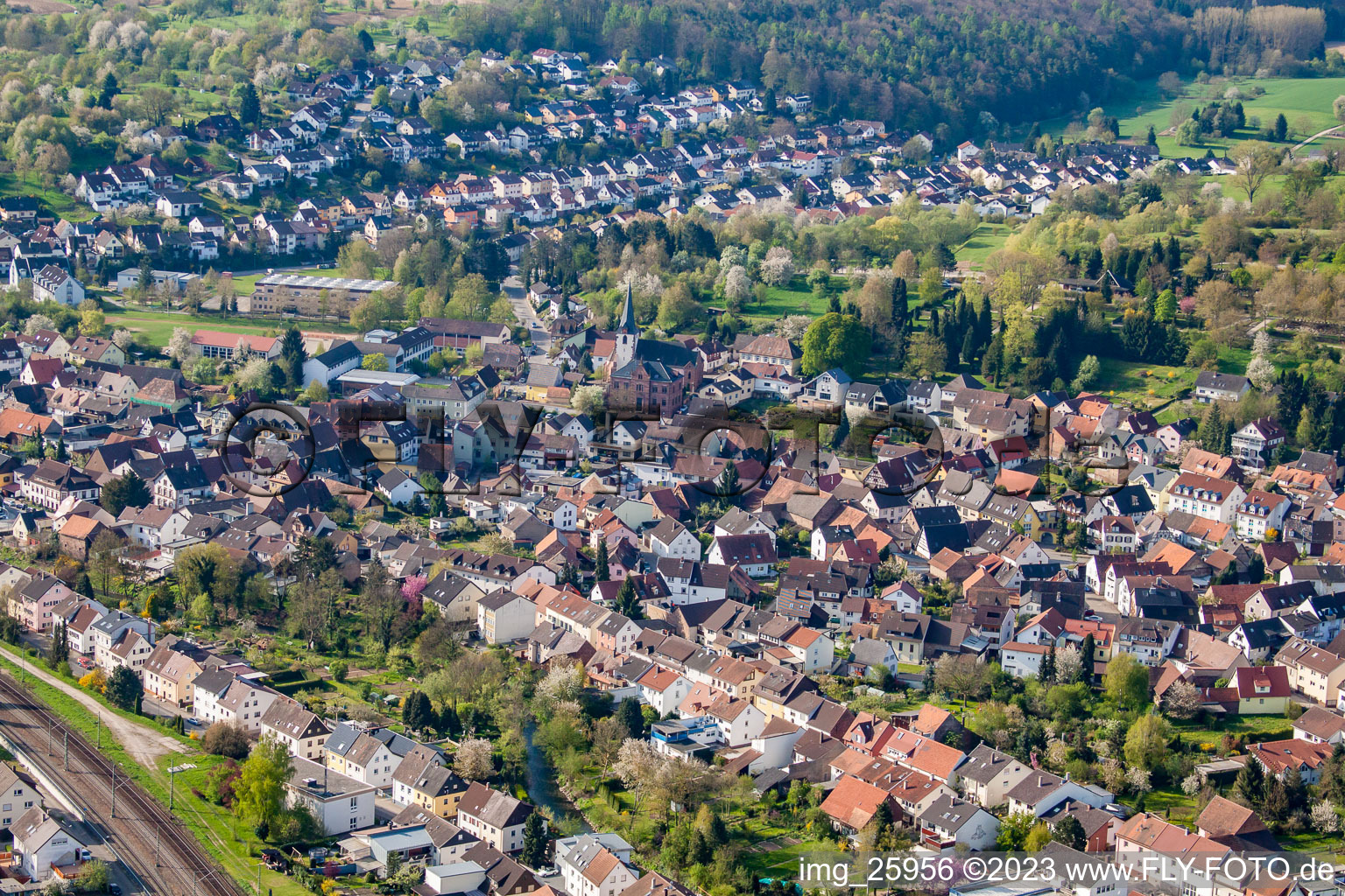 District Söllingen in Pfinztal in the state Baden-Wuerttemberg, Germany