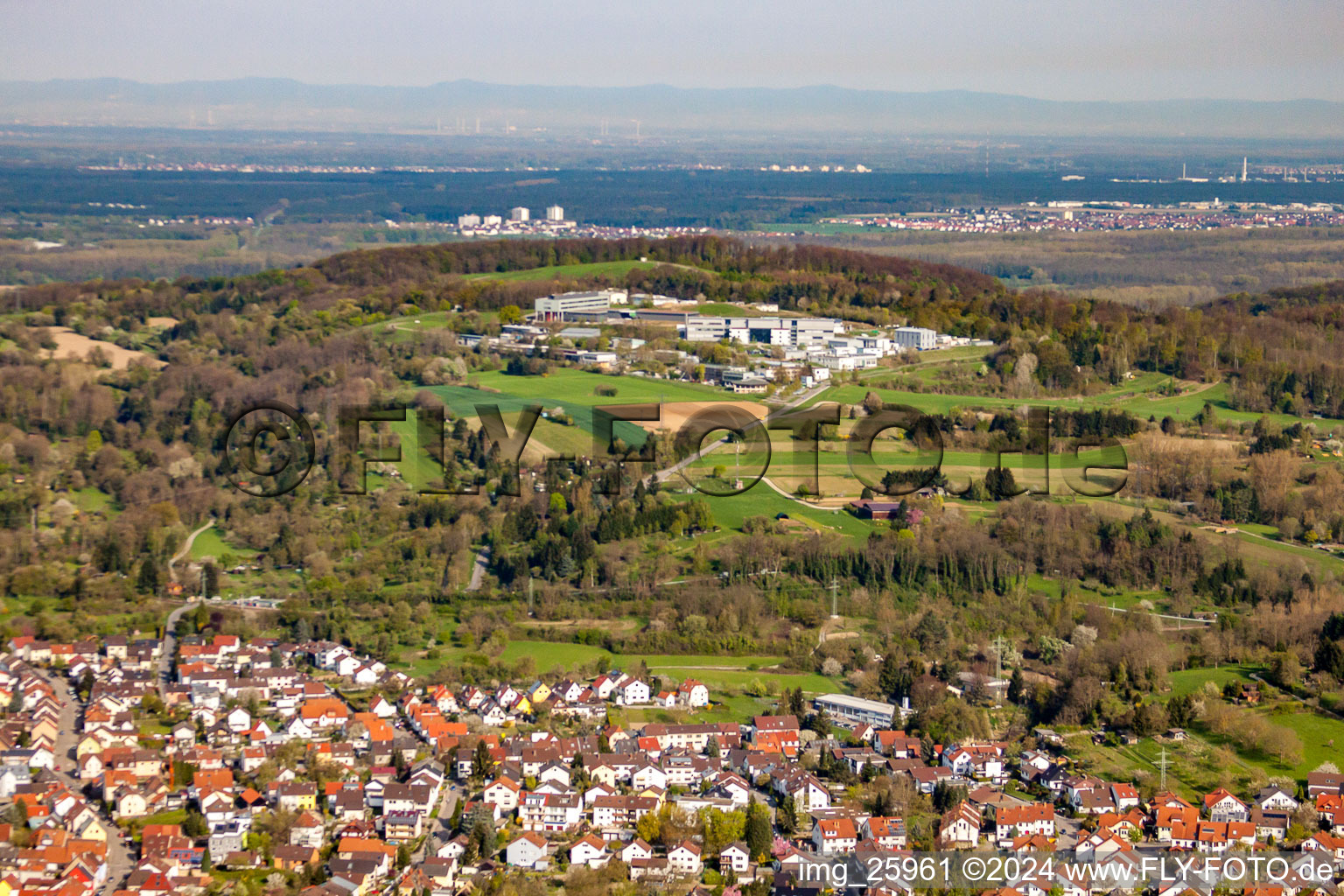 Fraunhofer Institute in the district Grötzingen in Karlsruhe in the state Baden-Wuerttemberg, Germany