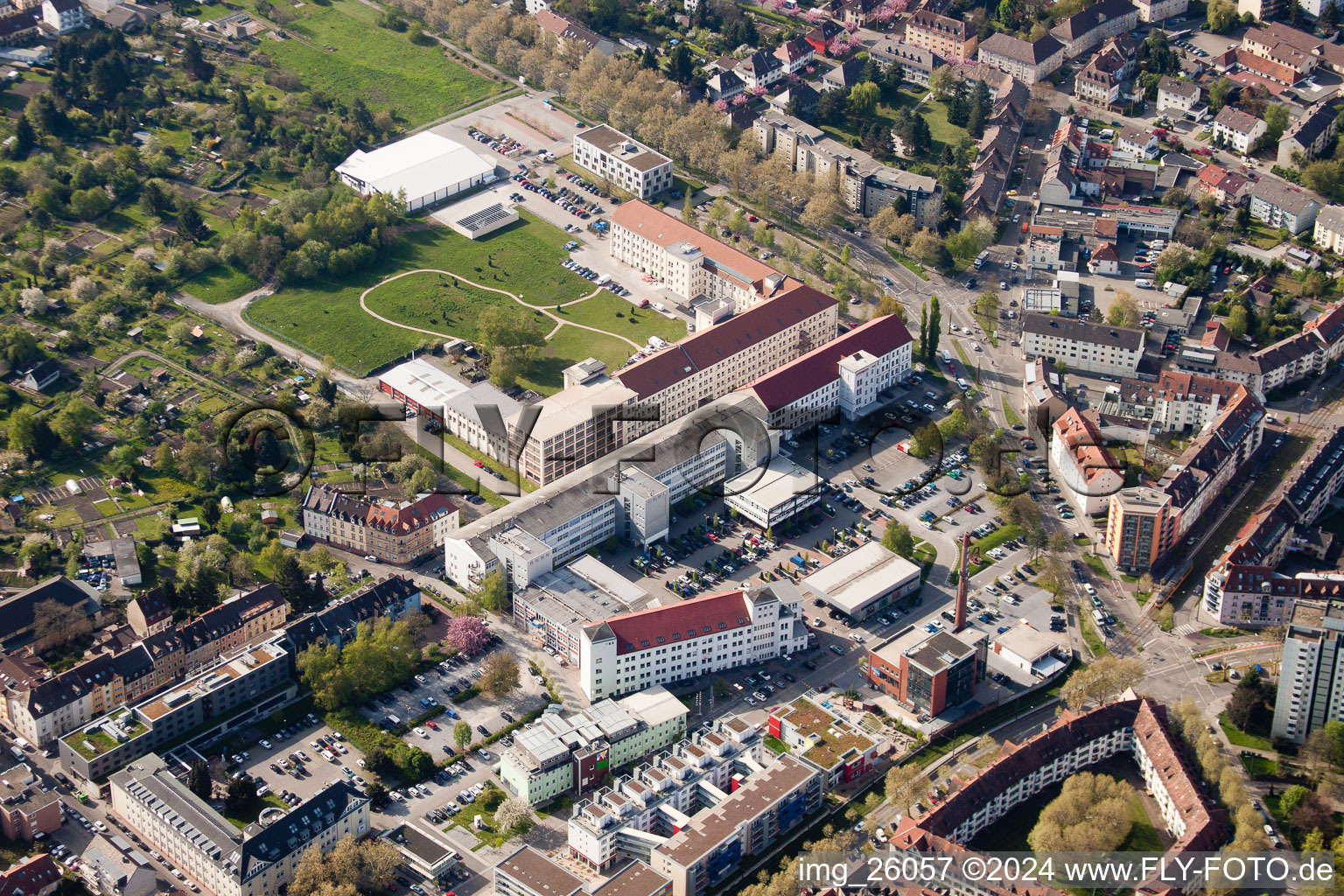 RaumFabrik (formerly Pfaff) in the district Durlach in Karlsruhe in the state Baden-Wuerttemberg, Germany