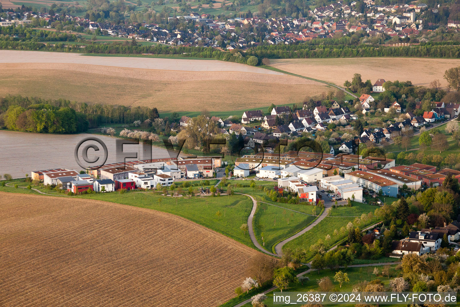 Fifty acres in the district Hohenwettersbach in Karlsruhe in the state Baden-Wuerttemberg, Germany