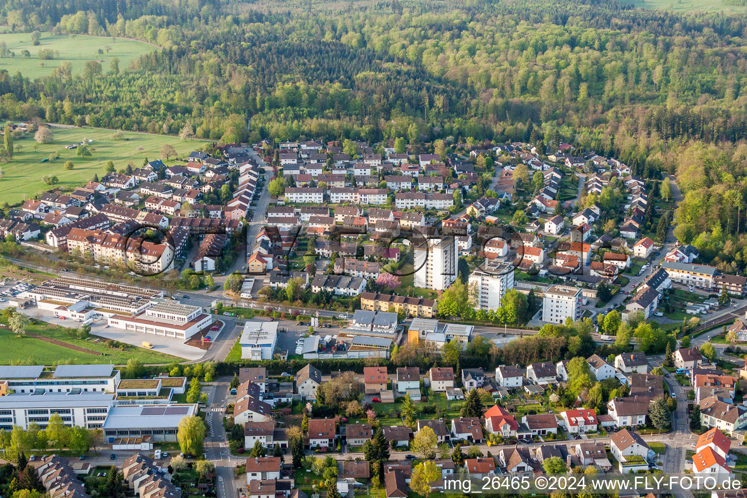 District black forest mountains in the city in Waldbronn in the state Baden-Wurttemberg, Germany