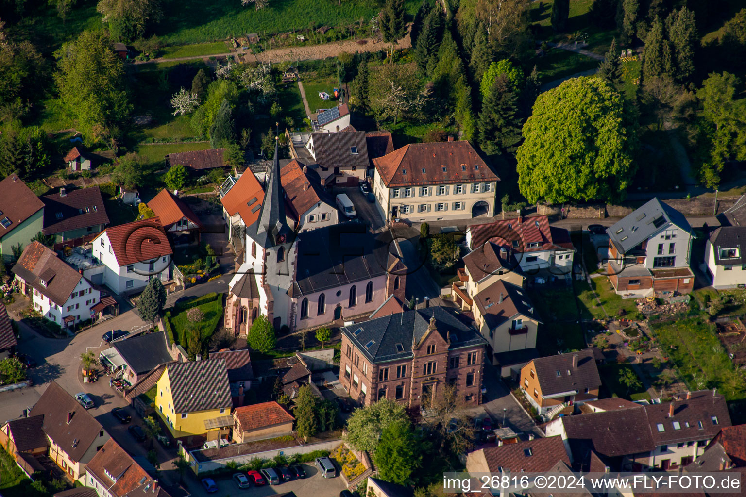 Kußmaulstr in the district Söllingen in Pfinztal in the state Baden-Wuerttemberg, Germany